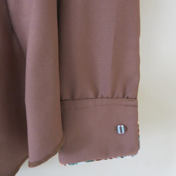 VINTAGE 70s Equitation Collection Dickson Jenkins Jacket/Shirt Size 10/32 Brown - Picture 5 of 8
